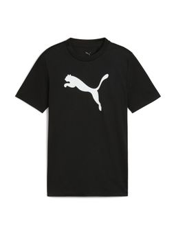 Puma - Black Train All Day Essentials Youth Cat Logo T-Shirt