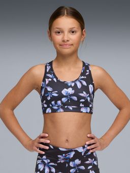 Puma - Black Essentials Training Youth Printed Bra