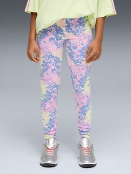 Puma - Youth Printed High-Waist Leggings