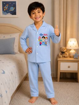 Shopbloom - Saja Boys Bedtime Print Long Sleeve Night Suit