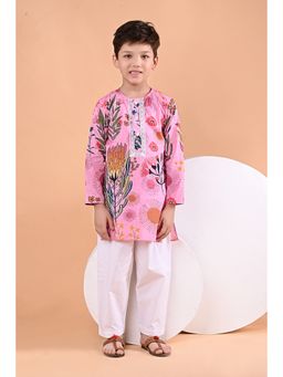 The Cotton Staple - Phlox Floral Print Kurta with Pyjama