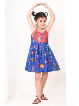 The Cotton Staple - Dew Pleated Floral Print Dress