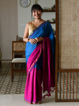 Suta - Multi Color Colorblocked Saree