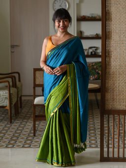 Suta - Multi Color Colorblocked Saree