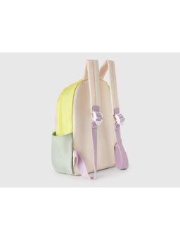 United Colors of Benetton - Unisex Printed Backpack - Multi-Color