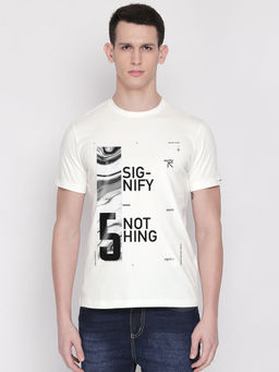 THREADCURRY - Signify Nothing Creative Graphic Printed T-shirt For Men