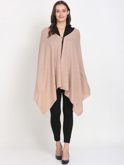 KnitStudio - Pink Woven Knitted Shawl