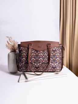 Zouk - Kashmir Blooms Womens Work Bag Multi Color