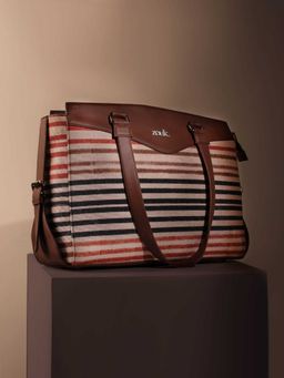 Zouk - Qutub Stripes Womens Work Bag Multi Color