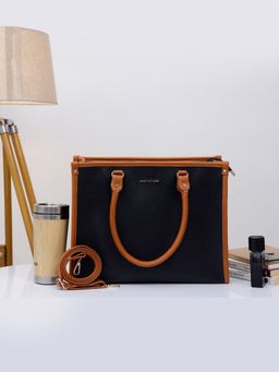 Bagsy Malone - Women Solid Black Tote Bag