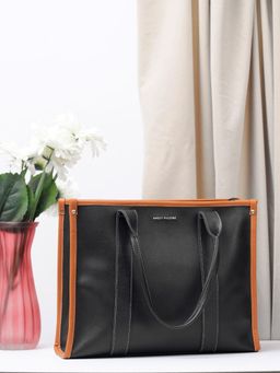 Bagsy Malone - Women Solid Black Tote Bag