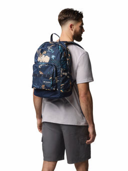 Columbia - Unisex Blue Zigzag I Printed Backpack