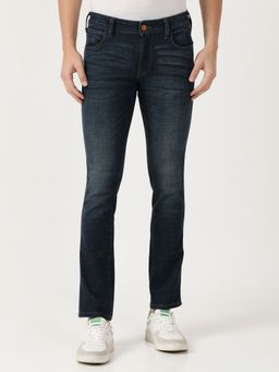 Wrangler - Men Skanders Navy Blue Jeans