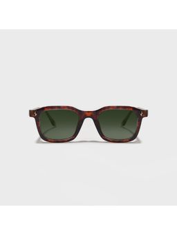 SAM AND MARSHALL - Dzongu UV Protected Acetate Square Green Sunglasses