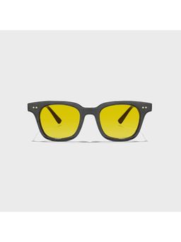 SAM AND MARSHALL - Vigour UV Protected Ploycarbonate Square Yellow Sunglasses