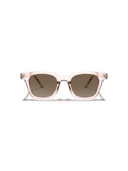 SAM AND MARSHALL - Vigour UV Protected Ploycarbonate Square Brown Sunglasses