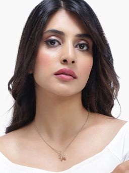 Yellow Chimes - Gold-Plated Dog Pendant With Chain