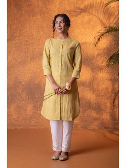 Juniper - Lime Green Chikankari Kurta