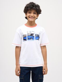 Jack & Jones Junior - Boys Printed Oversized T-shirt