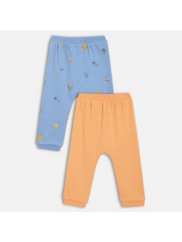 MINI KLUB - Boys Cotton Solid Joggers (Pack of 2)