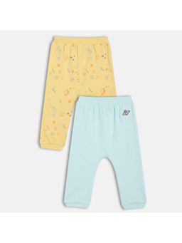 MINI KLUB - Boys Cotton Solid Joggers (Pack of 2)