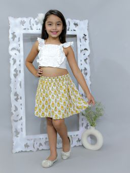 Ka-mee - Girls Cotton Printed Skirt