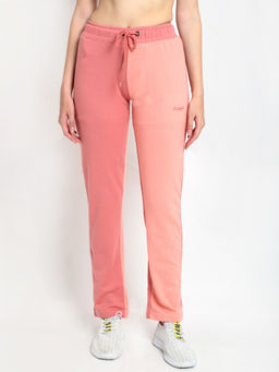 Club York - Women's Coral Colourblocked Joggers