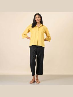 Celery - Sol Yellow Solid Tunic