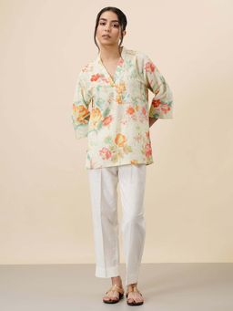 Celery - Blossom Multicolour Floral Tunic