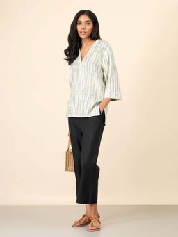 Celery - Vacay Blue Abstract Tunic