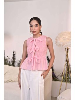 Heaven & Above - Ember Striped Pink Top