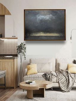 The Art House - Abstract Painting Multicolor (40X30 Inches)