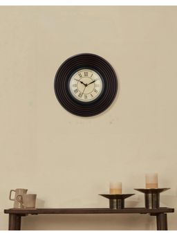 Fabindia - Black Wood Samaya Wall Clock