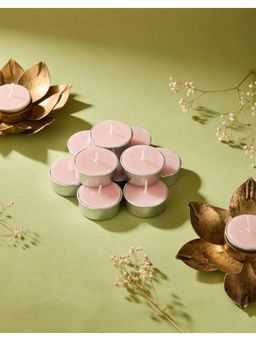 Fabindia - Pink Wax Rose T-Lite