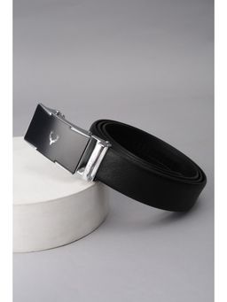Allen Solly - Men Black Textured Formal Belt