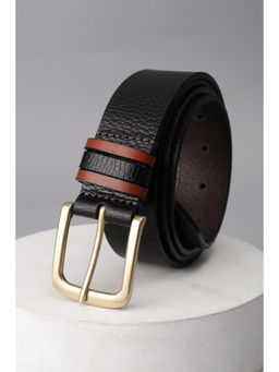 Allen Solly - Men Black Textured Casual Belt