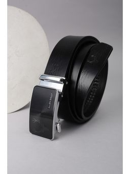 Allen Solly - Men Black Textured Formal Belt