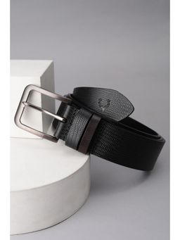 Allen Solly - Men Black Textured Casual Belt
