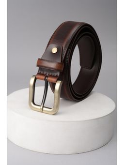 Allen Solly - Men Brown Textured Casual Belt