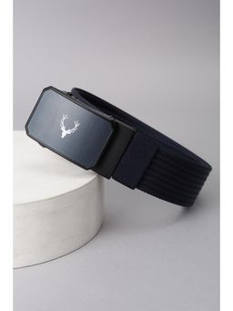 Allen Solly - Men Navy Blue Textured Casual Belt