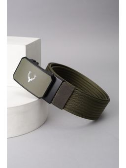 Allen Solly - Men Olive Textured Casual Belt