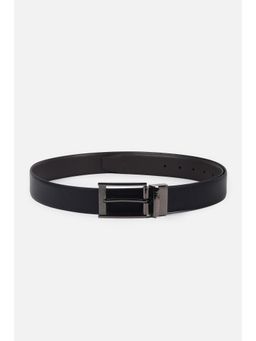 Allen Solly - Men Black Textured Formal Reversible Belt