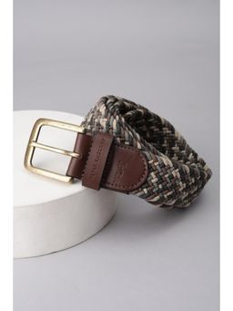 Peter England - Men Multi-Color Textured Genuine Leather Belt