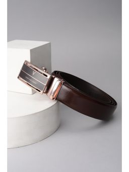 Van Heusen - Men Brown Solid Formal Belt