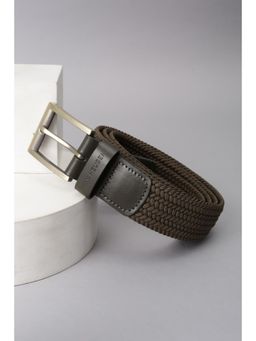 Van Heusen - Men Olive Textured Casual Belt