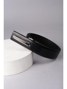 Van Heusen - Men Black Textured Formal Belt