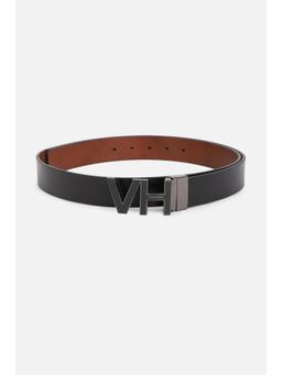 Van Heusen - Men Black Solid Formal Reversible Belt