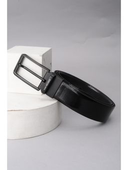 Van Heusen - Men Black Solid Formal Reversible Belt