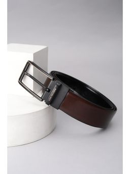 Van Heusen - Men Brown Solid Formal Reversible Belt