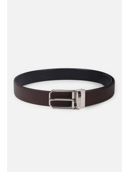 Van Heusen - Men Brown Textured Formal Reversible Belt